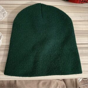 Dark Green Knit Beanie